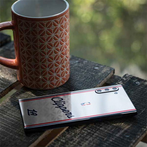 NBA Los Angeles Clippers Team Jersey Galaxy Note 10 Skin